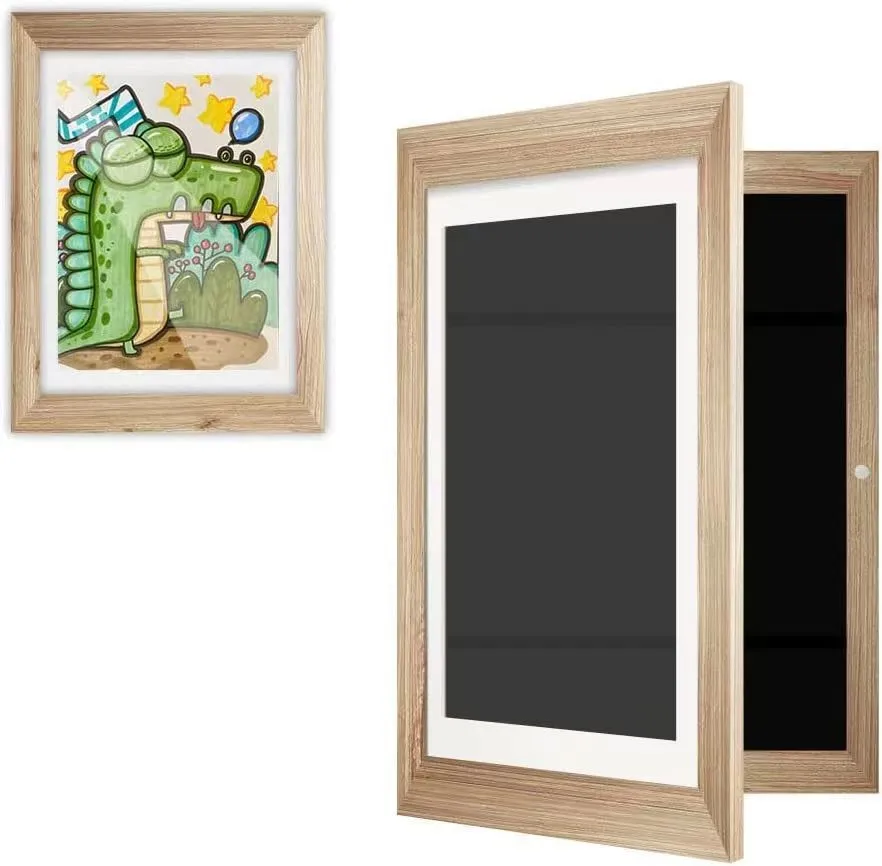Коробка для хранения горячей деревянной масляной живописи, детская откидная фоторамка и фоторамка для картин