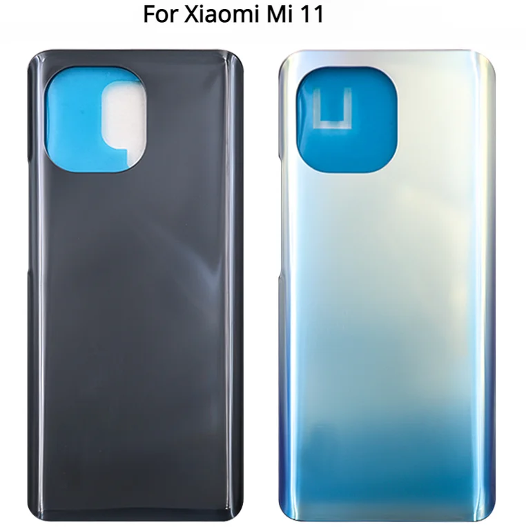 Для Xiaomi Mi 11 M2011K2C M2011K2G Задняя Крышка Аккумулятора 3D Стеклянная Панель Mi11 Задняя Дверь Корпус Аккумулятора Чехол С Клеем Заменить