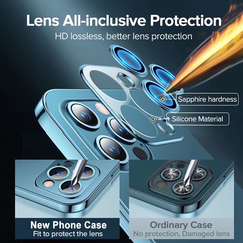 Роскошный Прозрачный мягкий силиконовый чехол для iPhone 14 13 12 11 Pro Max X XS XR с прозрачным противоударным покрытием