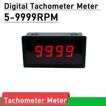 5-9999 об/мин Цифровой тахометр со светодиодным дисплеем 0,56 
