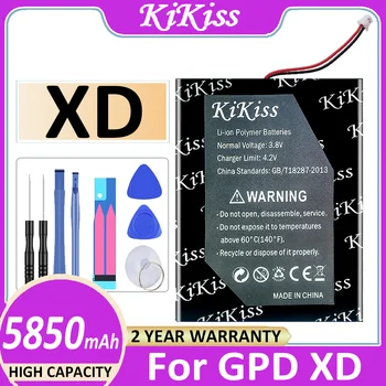 Сменный аккумулятор KiKiss емкостью 5850 мАч XD для GPD XD аккумулятор большой емкости Batterij + трек-код