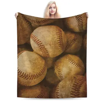 Бейсбольный бэкгорунд Спортивная тематика Мягкое фланелевое покрывало для дивана-кровати, покрывало для дивана, теплые одеяла, дорожное одеяло