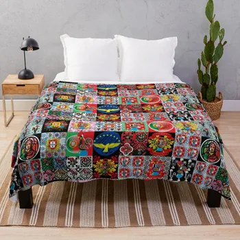 Плед в португальской культуре Плед на диван одинарное одеяло
