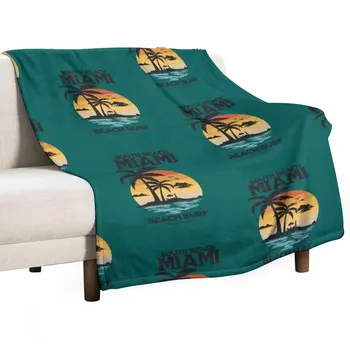 Новое одеяло south beeach, Персонализированный Подарок, Дизайнерские Одеяла, Пушистое Одеяло, диван-одеяло