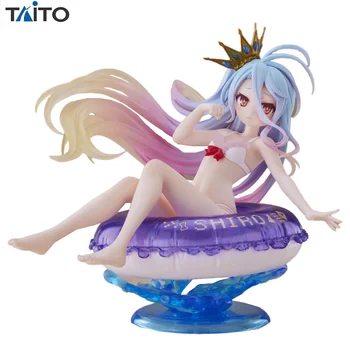 Taito AFG NO GAME NO LIFE Aqua Float Girls Shiro Аниме Фигурка Фигурка Коллекционные Игрушки Подарок