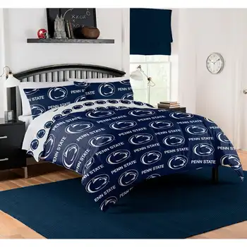 Комплект из 5 предметов State Nittany Lions Queen Bed in a Bag