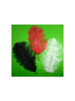 Страусиные перья для появляющейся трости и исчезающей трости (три цвета на выбор) - Фокусы с шелком и тростью, Волшебные аксессуары