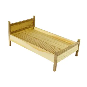 Модель односпальной кровати в масштабе 1: 12, модель сцены 