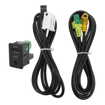 Кабель Переключателя AUX USB Для Передачи Данных Термостойкий Автомобильный Радиоприемник Кабель-Адаптер для Авто
