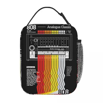 Roland TR-808 TR 808 Музыкальная Изолированная сумка для ланча Аналог Классического контейнера для ланча Многоразовый Термоохладитель Bento Box School