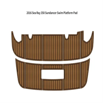 2016 Sea Ray 350 Sundancer Платформа Для плавания Pad Лодка EVA Пена Палуба Из Тикового Дерева Коврик Для Пола Подложка Самоклеящийся SeaDek Gaterstep Стиль