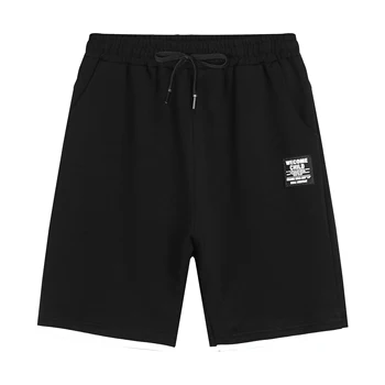 Мужские пляжные шорты для бега Oversize 4XL на лето 2023, повседневные классические мужские черные брюки Trouers
