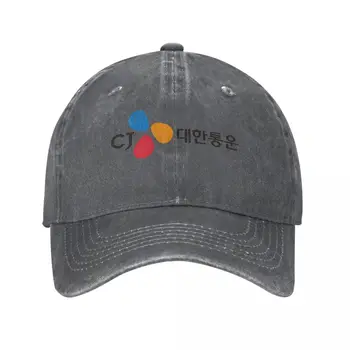 Бейсболки с логотипом CJ Entertainment, шляпы из джинсовой ткани, Уличная регулируемая бейсболка, уличная бейсбольная ковбойская шляпа для унисекс