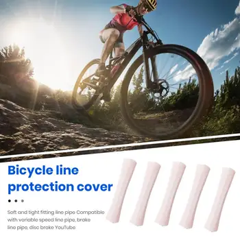 5 шт. защитные втулки для троса велосипедного тормоза Гибкие, устойчивые к сильному давлению резиновые втулки для троса переключения передач велосипедного тормоза