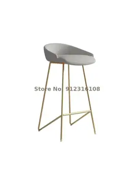 Современный простой барный стул Nordic home Zhongdao bar chair стойка регистрации tieyi.com роскошная высокая стойка с красным персонализированным светом