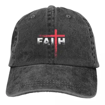Бейсболки Christian Faith Cross Essential с козырьком от солнца, шляпы с козырьком для мужчин и женщин