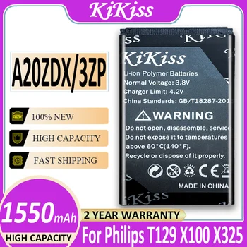 Оригинальный Аккумулятор KiKiss 1550 мАч Для PHILIPS Xenium X325 X100 T129 Bateria
