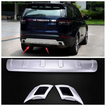 Для Land Rover Discovery 5 2016-2022 Высококачественный ABS диффузор заднего бампера, разветвители, защитная пластина, защитная крышка