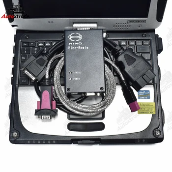 CF19 Ноутбук V3.16 для грузовика Hino DX Диагностический Сканер Инструмент Hino Bowie OBD2 Кабель