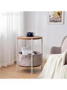 Приставной столик в скандинавском стиле, Современный Минималистичный Гостиная, Небольшой журнальный столик, Диван, Угловой шкаф, Несколько Прикроватных тумбочек в спальне