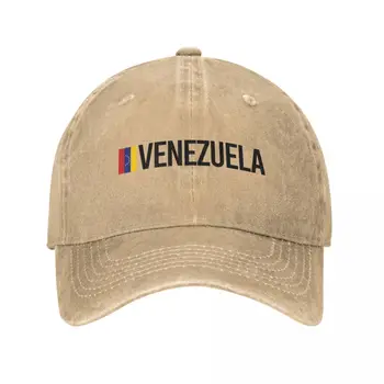 Бейсбольная кепка Venezuela с минималистичным дизайном, унисекс, кепка Snapback из потертой джинсовой ткани, венесуэльская неструктурированная мягкая кепка для гольфа на открытом воздухе