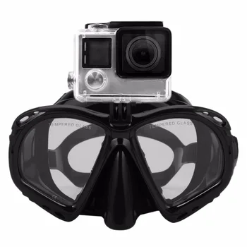 Профессиональная подводная камера, маска для дайвинга, трубка для подводного плавания, плавательные очки с высокой производительностью, подходящие для большинства спортивных камер