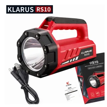 Аккумуляторный прожекторный фонарь Klarus RS10 с белым / красным прожектором, комбинированный