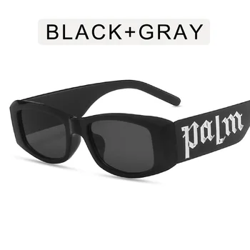 2023 Новые модные солнцезащитные очки в стиле панк, Черная оправа, Солнцезащитные очки в стиле хип-хоп, Унисекс для женщин, Мужские солнцезащитные очки
