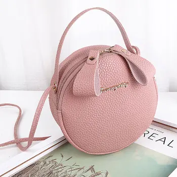 Модная женская сумочка Маленькая круглая сумка для девочек, милая сумка-мессенджер, косметические сумки для рук для женщин, Bolsos Sac A Main
