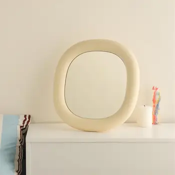 Милое зеркало с пузырьками Настенное зеркало в Скандинавском корейском стиле Зеркало для макияжа Настенные зеркала для домашнего рабочего стола для украшения спальни гостиной
