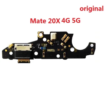 оригинальный USB Штекер Зарядное Устройство Разъемная Плата Для Huawei Mate 20X 4G 5G 20 X Usb Порт Для Зарядки Док-станция Гибкий Кабель Запасная Часть