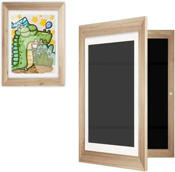 Коробка для хранения горячей деревянной масляной живописи, детская откидная фоторамка и фоторамка для картин