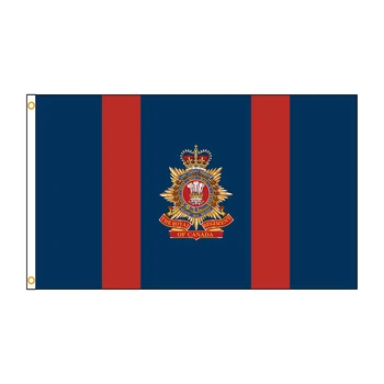 90x150 см Флаг лагеря Королевского полка Канады (2023) С принтом из полиэстера Для внутренних и наружных украшений ФЛАГЛАНДИЯ